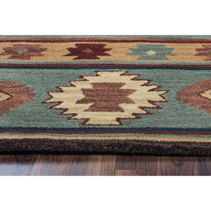 Tapis en laine touffeté à la main Alora Decor Ryder Southwestern