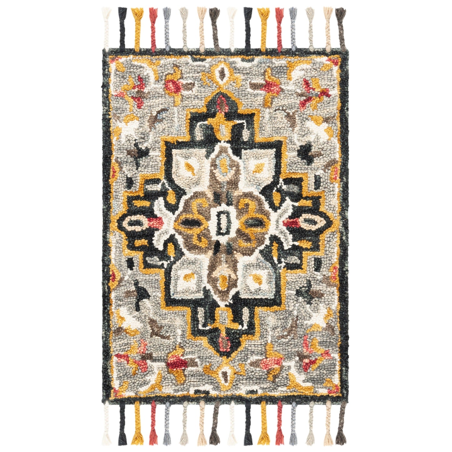 Tapis Adirondack Guillerma moderne abstrait vieilli SAFAVIEH
