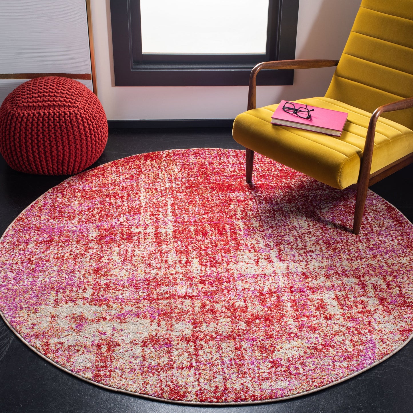 Tapis Adirondack Guillerma moderne abstrait vieilli SAFAVIEH