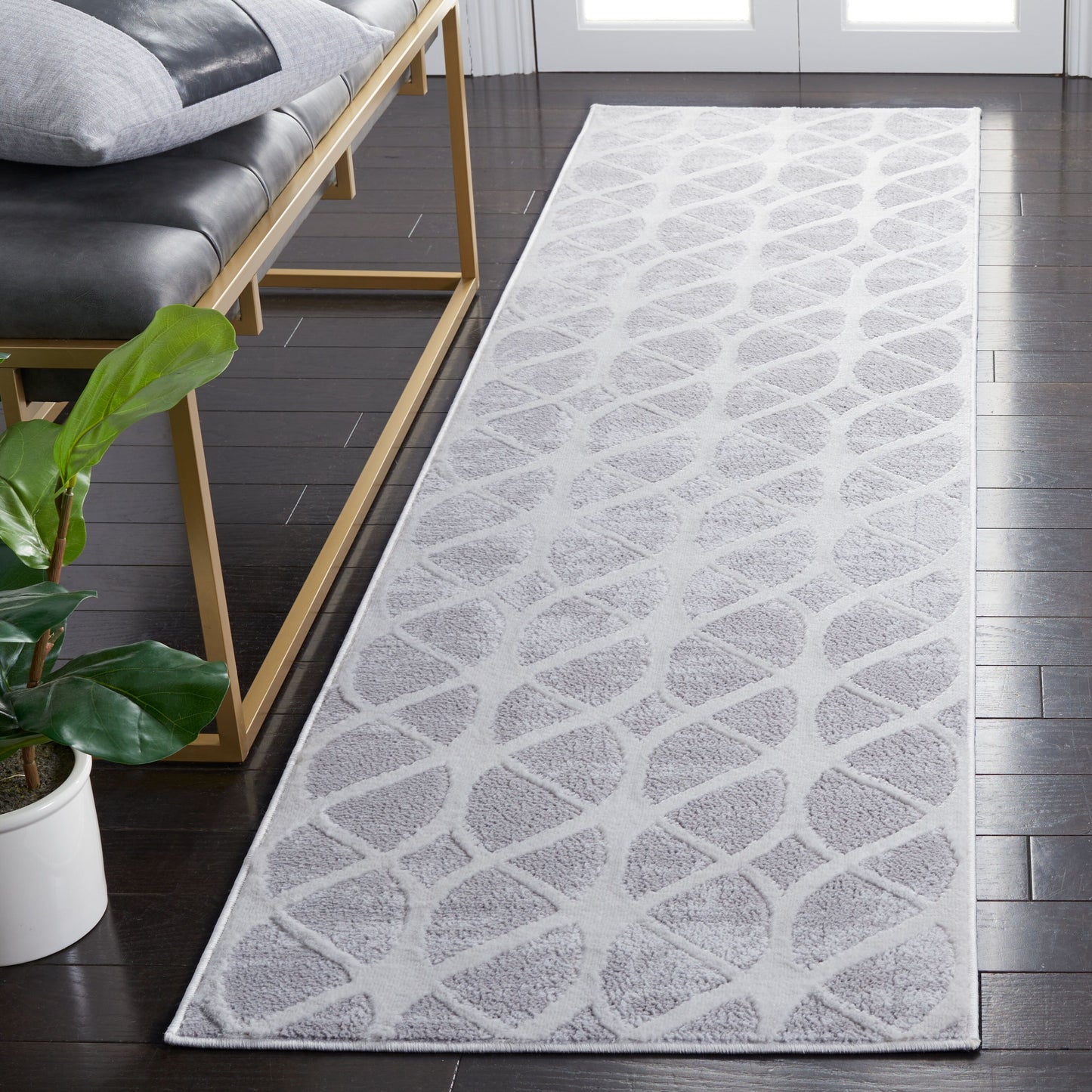 Tapis SAFAVIEH Amelia Tanasa géométrique à l'aspect vieilli