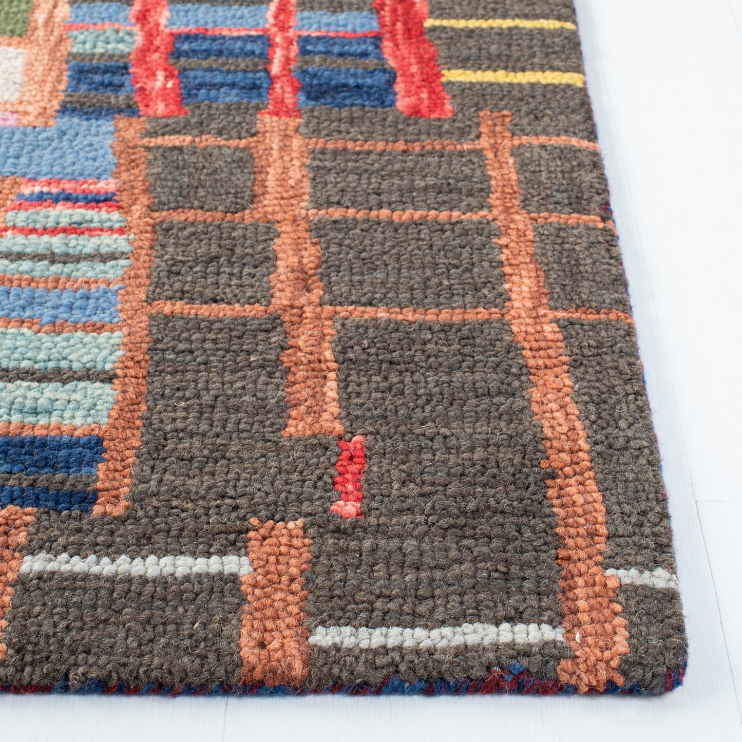 Tapis en laine abstrait bohème Aspen Anemone SAFAVIEH