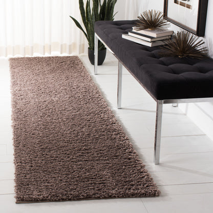 Tapis SAFAVIEH August Wilhelma Shag uni de 3 cm d'épaisseur