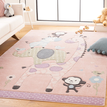 Tapis d'éveil SAFAVIEH Carousel Kids Miharu à motifs animaux