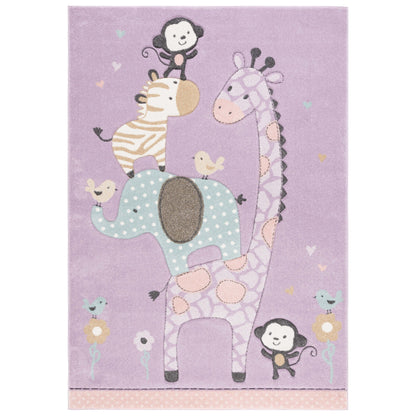 Tapis d'éveil SAFAVIEH Carousel Kids Miharu à motifs animaux