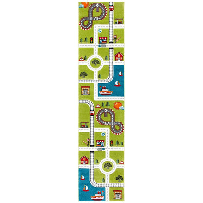 Tapis de route pour enfants SAFAVIEH Carousel Kids Riemy Neighborhood