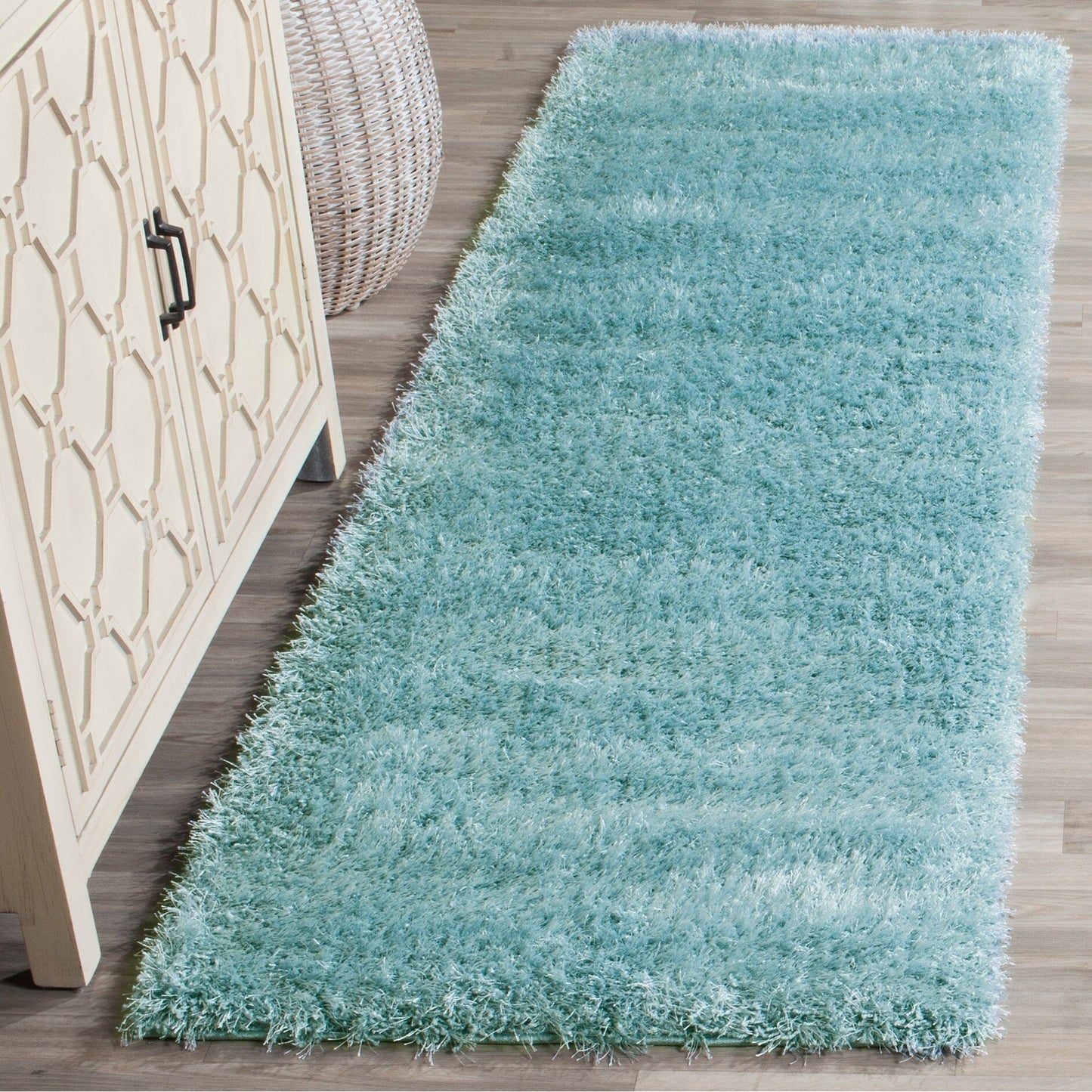 Tapis SAFAVIEH Charlotte Shag Truc uni de 5 cm d'épaisseur