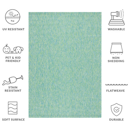 Tapis de patio/jardin imperméable SAFAVIEH Courtyard Begajeta pour intérieur/extérieur.