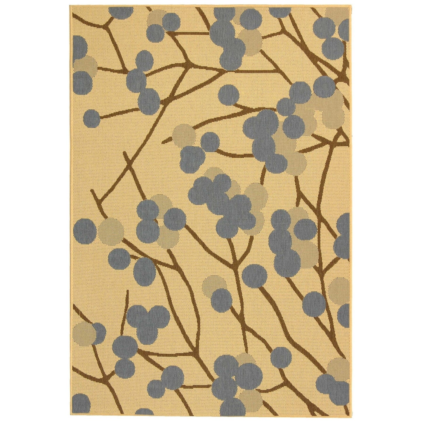 Tapis de jardin imperméable SAFAVIEH Courtyard Delois pour intérieur/extérieur