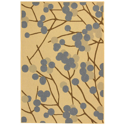 Tapis de jardin imperméable SAFAVIEH Courtyard Delois pour intérieur/extérieur