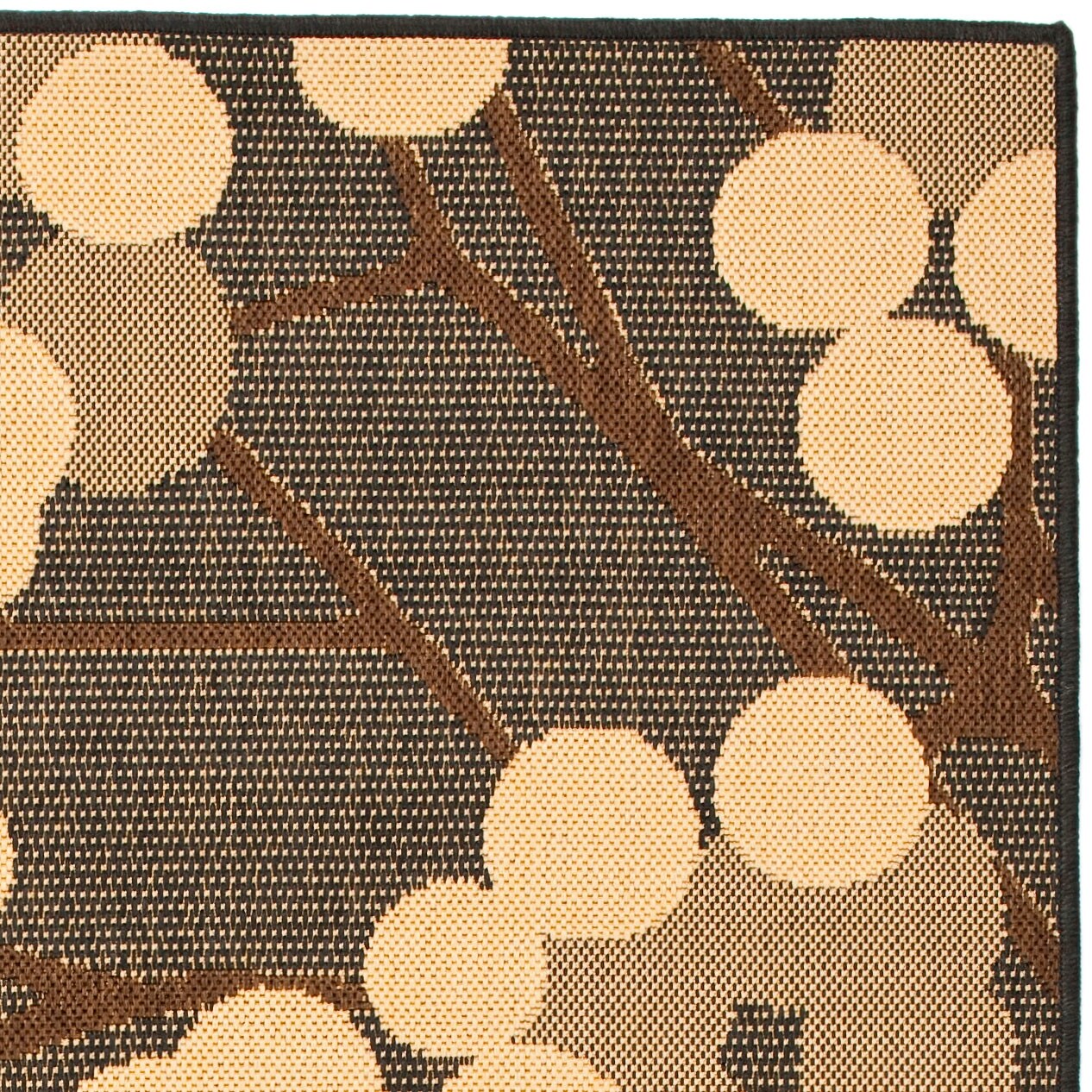 Tapis de jardin imperméable SAFAVIEH Courtyard Delois pour intérieur/extérieur