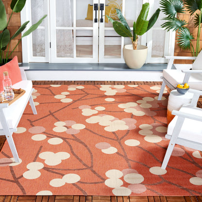 Tapis de jardin imperméable SAFAVIEH Courtyard Delois pour intérieur/extérieur