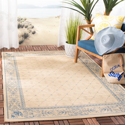 Tapis de jardin imperméable SAFAVIEH Courtyard Hendrina pour intérieur/extérieur