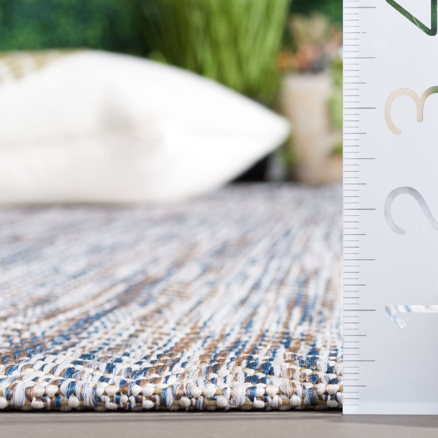 Tapis de jardin imperméable SAFAVIEH Courtyard Ilmur pour intérieur/extérieur