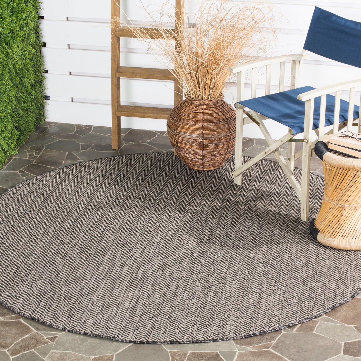 Tapis de jardin imperméable SAFAVIEH Courtyard Ilmur pour intérieur/extérieur