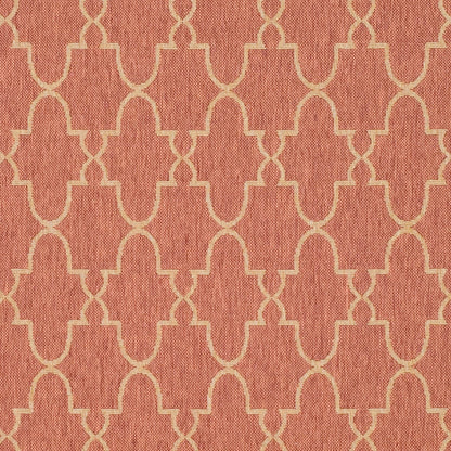 Tapis de jardin imperméable SAFAVIEH Courtyard Janell Trellis pour terrasse ou jardin