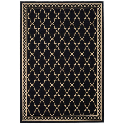 Tapis de jardin imperméable SAFAVIEH Courtyard Janell Trellis pour terrasse ou jardin