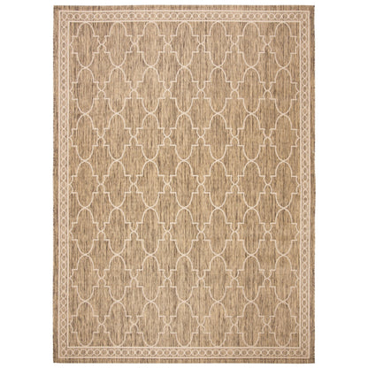 Tapis de jardin imperméable SAFAVIEH Courtyard Janell Trellis pour terrasse ou jardin