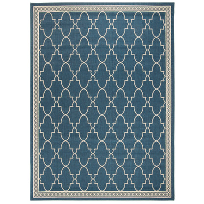 Tapis de jardin imperméable SAFAVIEH Courtyard Janell Trellis pour terrasse ou jardin