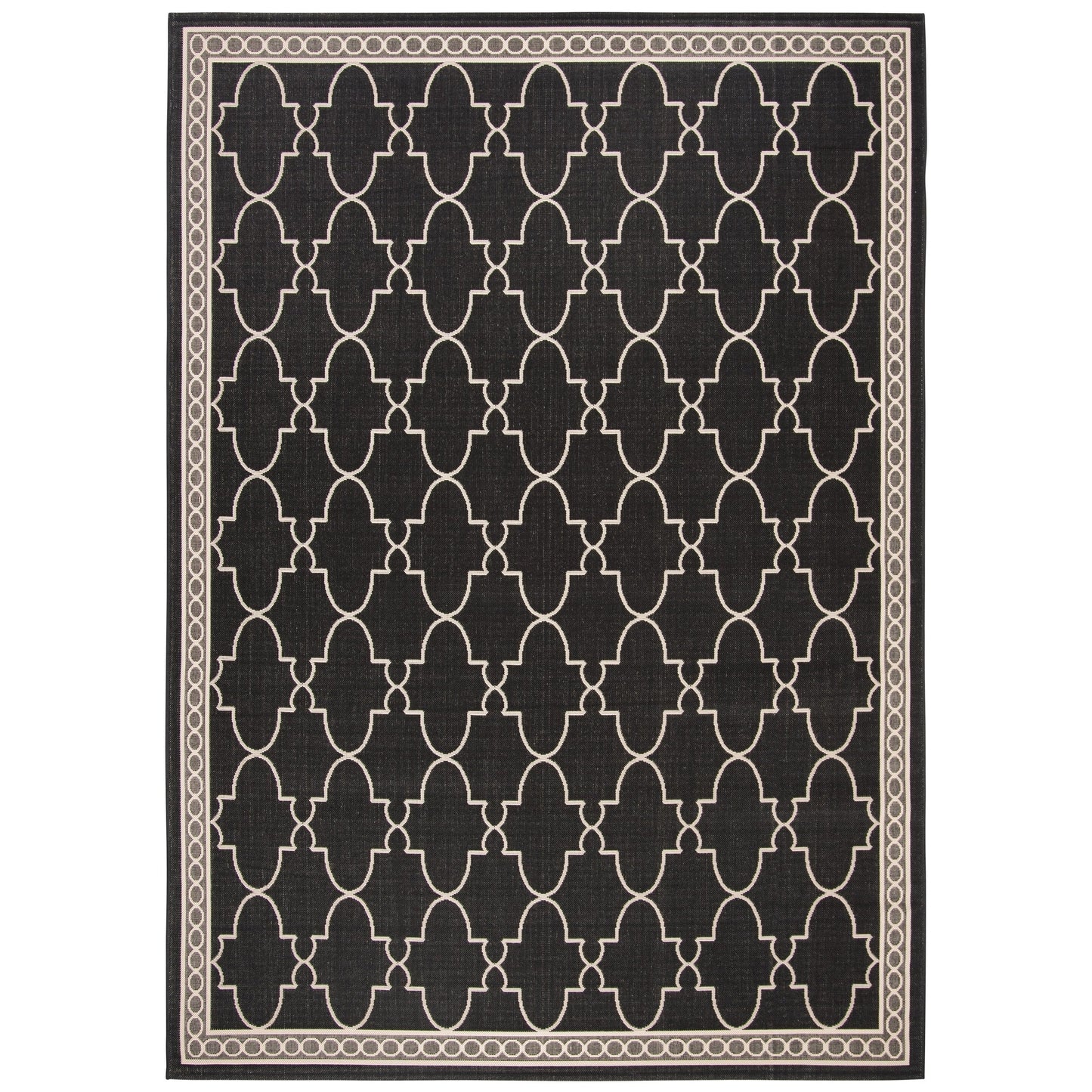 Tapis de jardin imperméable SAFAVIEH Courtyard Janell Trellis pour terrasse ou jardin
