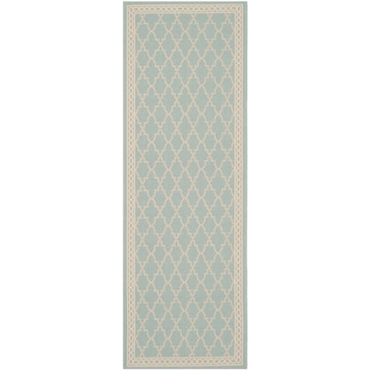 Tapis de jardin imperméable SAFAVIEH Courtyard Janell Trellis pour terrasse ou jardin