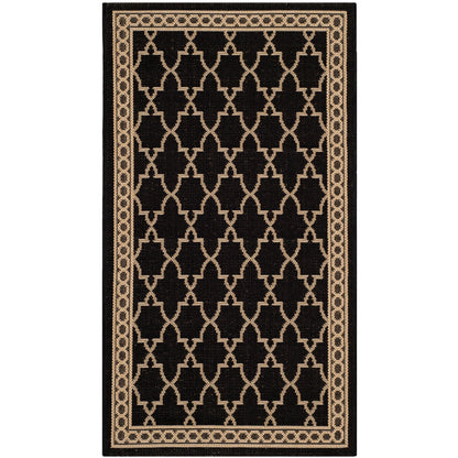 Tapis de jardin imperméable SAFAVIEH Courtyard Janell Trellis pour terrasse ou jardin
