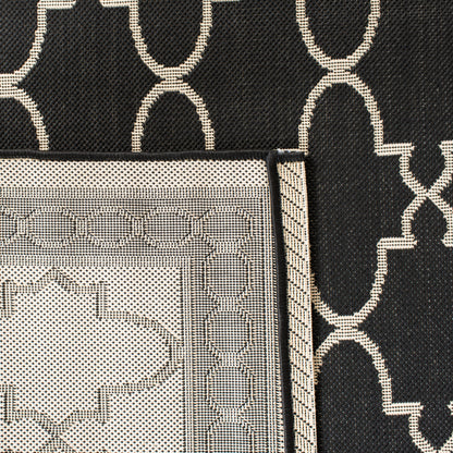 Tapis de jardin imperméable SAFAVIEH Courtyard Janell Trellis pour terrasse ou jardin