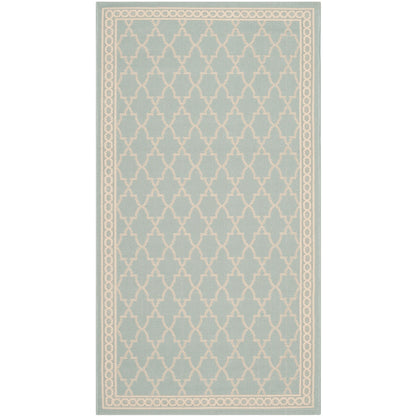 Tapis de jardin imperméable SAFAVIEH Courtyard Janell Trellis pour terrasse ou jardin