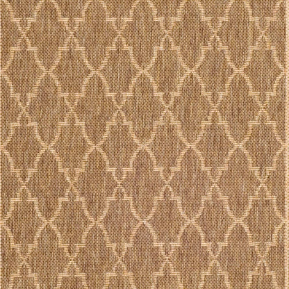 Tapis de jardin imperméable SAFAVIEH Courtyard Janell Trellis pour terrasse ou jardin