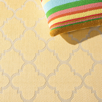 Tapis de jardin/terrasse imperméable SAFAVIEH Courtyard Kristelle