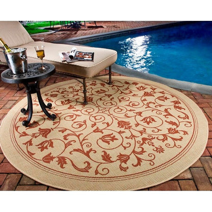 Tapis de jardin/terrasse imperméable SAFAVIEH Courtyard Miljeta