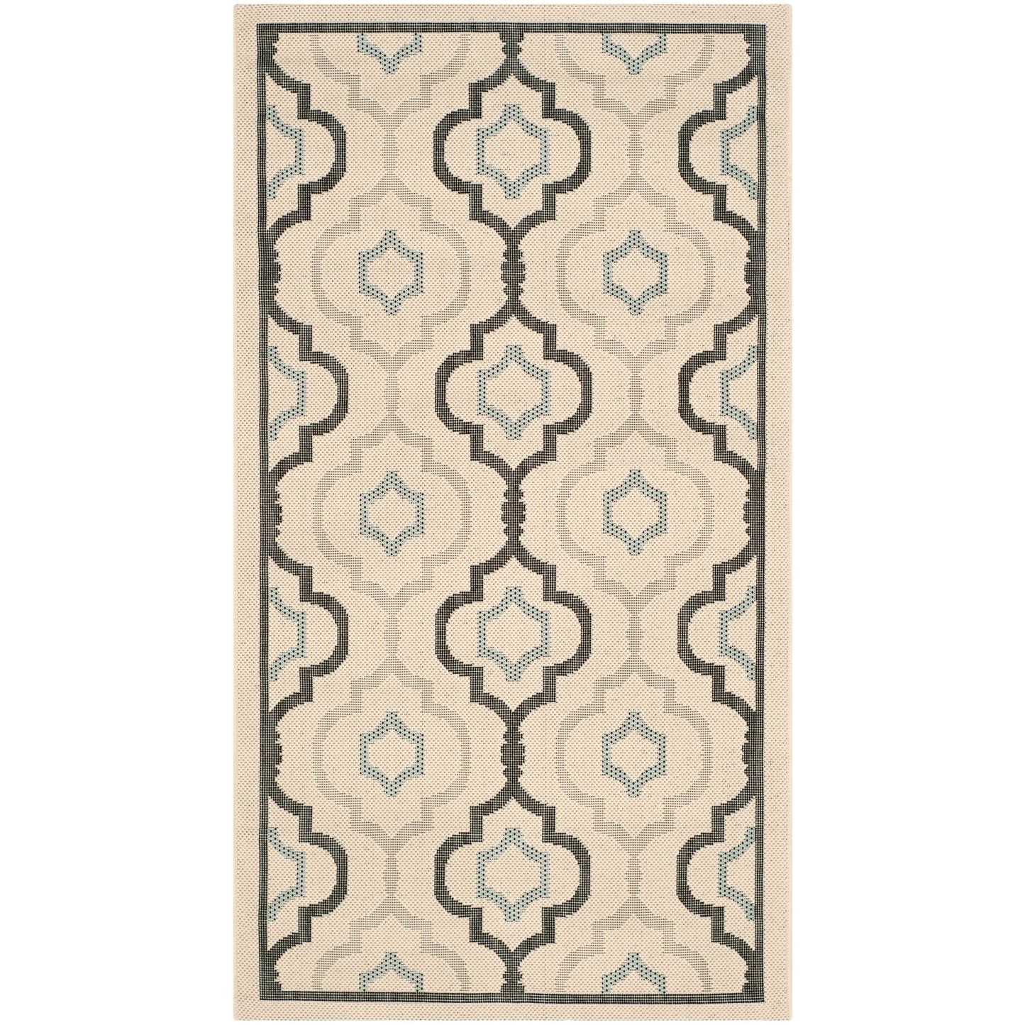 Tapis de jardin imperméable SAFAVIEH Courtyard Oyvor pour intérieur/extérieur