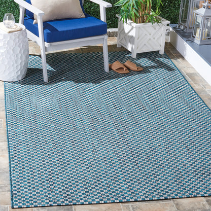 Tapis de jardin imperméable SAFAVIEH Courtyard Ragini pour intérieur/extérieur