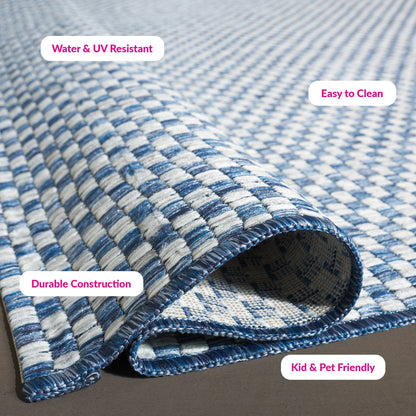 Tapis de jardin imperméable SAFAVIEH Courtyard Ragini pour intérieur/extérieur