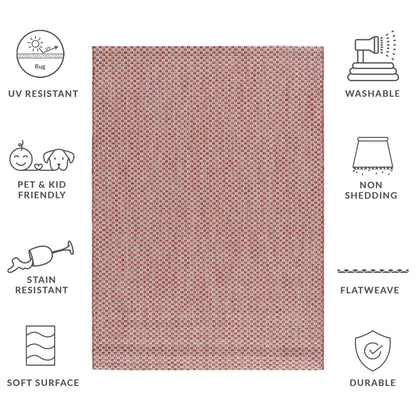 Tapis de jardin imperméable SAFAVIEH Courtyard Ragini pour intérieur/extérieur