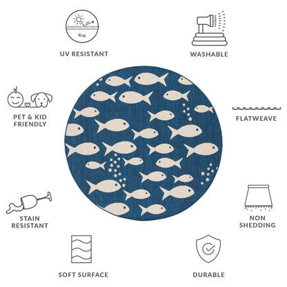 Tapis de jardin SAFAVIEH Courtyard Ragne pour intérieur/extérieur, imperméable, terrasse ou jardin.