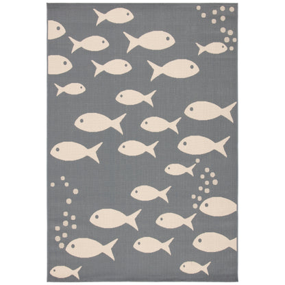 Tapis de jardin SAFAVIEH Courtyard Ragne pour intérieur/extérieur, imperméable, terrasse ou jardin.