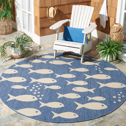 Tapis de jardin SAFAVIEH Courtyard Ragne pour intérieur/extérieur, imperméable, terrasse ou jardin.