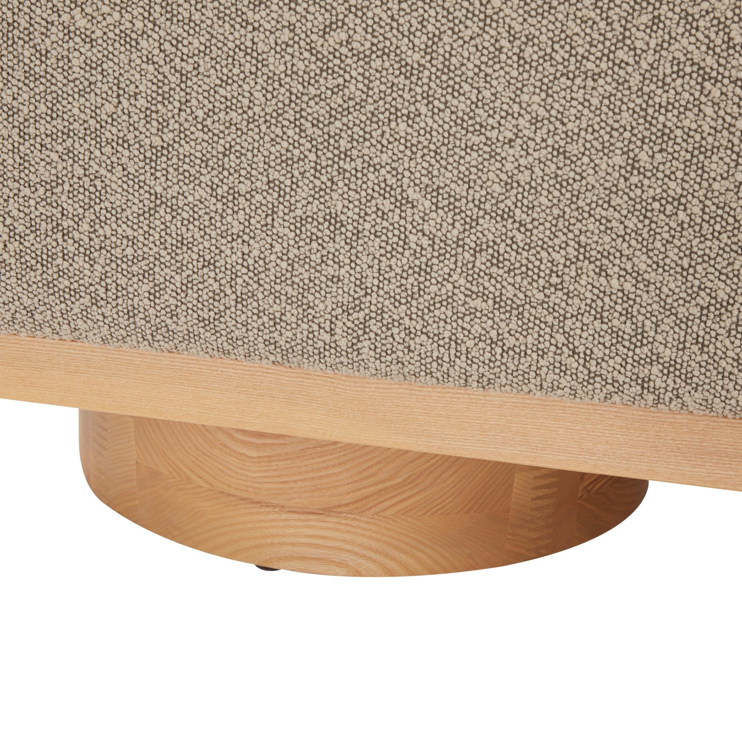 Banc de rangement SAFAVIEH Couture Sunneva Boucle - 155 cm L x 51 cm P x 48 cm H