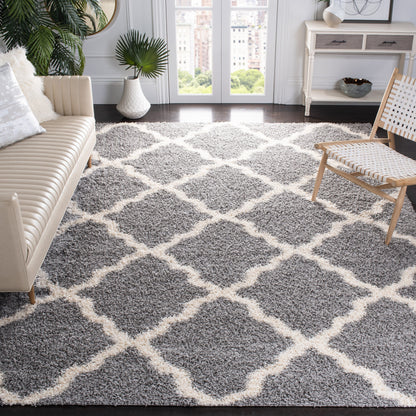 Tapis SAFAVIEH Dallas Shag Darina Trellis de 3,8 cm d'épaisseur