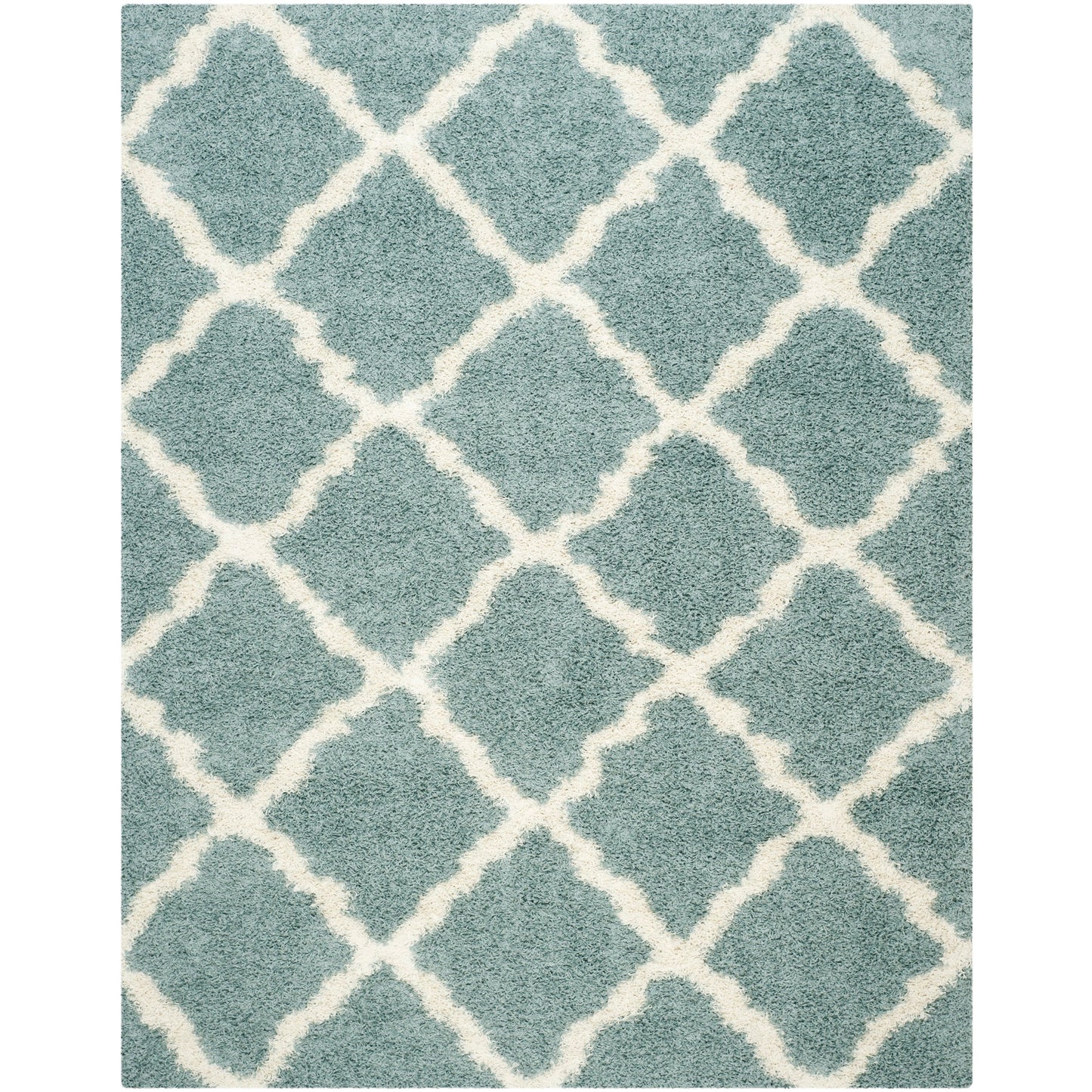 Tapis SAFAVIEH Dallas Shag Darina Trellis de 3,8 cm d'épaisseur