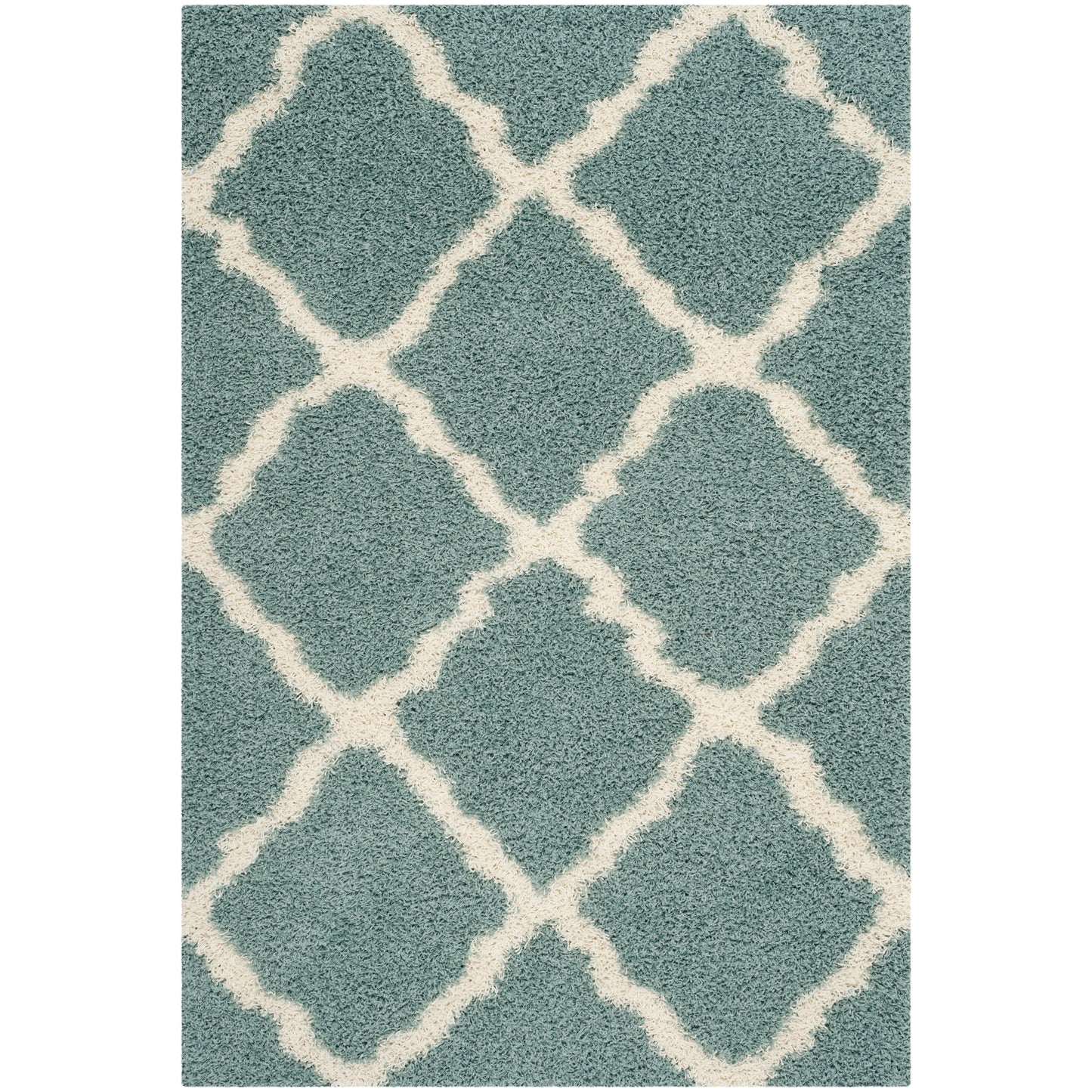 Tapis SAFAVIEH Dallas Shag Darina Trellis de 3,8 cm d'épaisseur
