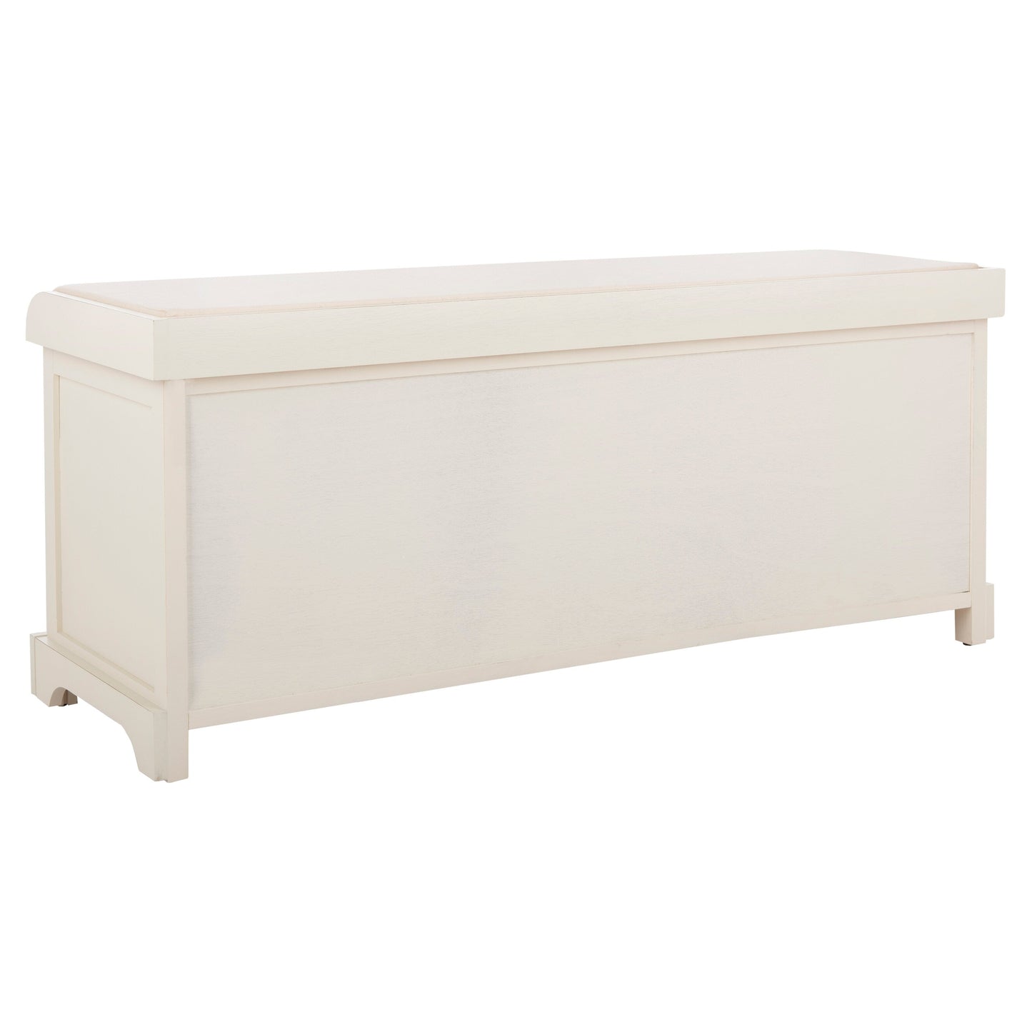 Banc de rangement SAFAVIEH Eola Gris/Blanc - 47 x 16,1 x 19,9 cm - 47 cm L x 16 cm P x 20 cm H