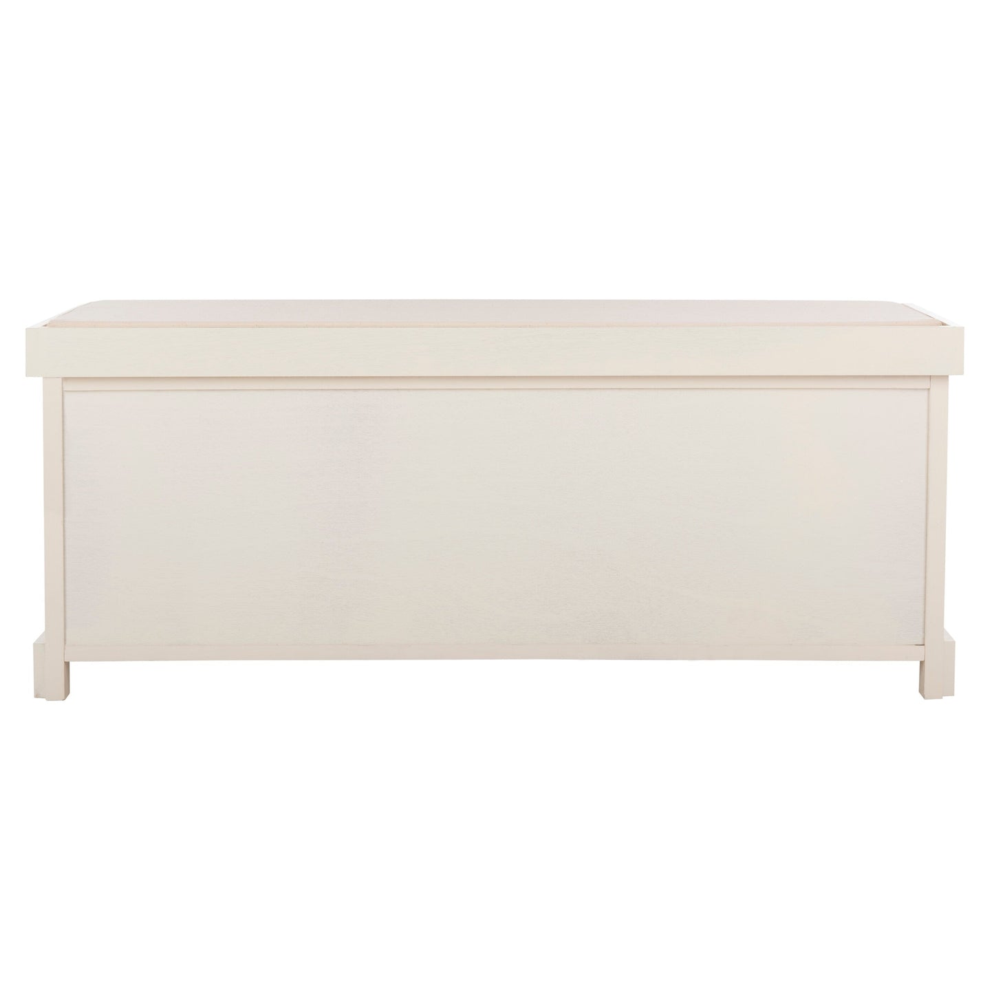Banc de rangement SAFAVIEH Eola Gris/Blanc - 47 x 16,1 x 19,9 cm - 47 cm L x 16 cm P x 20 cm H