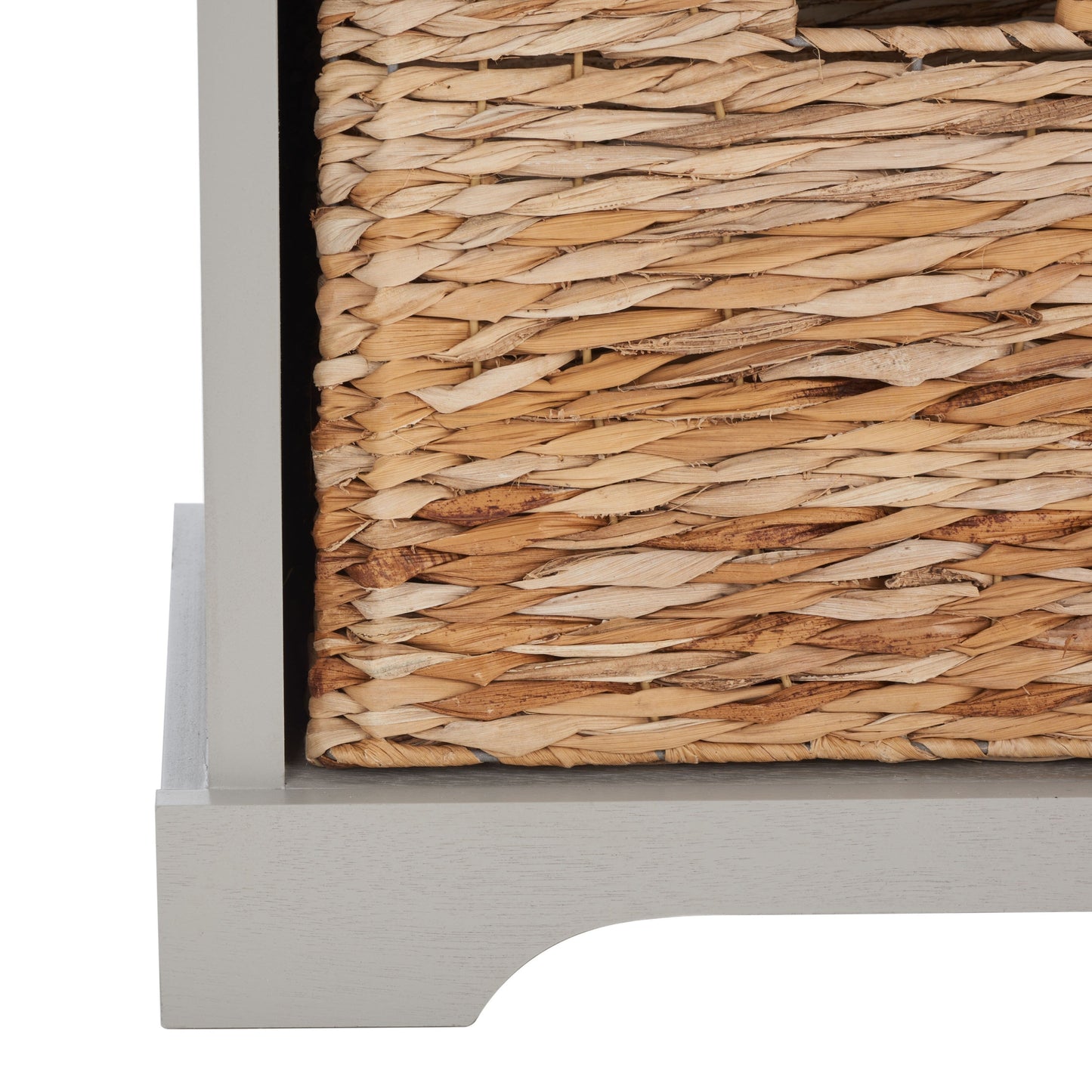 Banc-panier de rangement tressé SAFAVIEH Euphemia marron - 33,5 x 16,1 x 19,9 cm (34 po L x 16 po P x 20 po H)