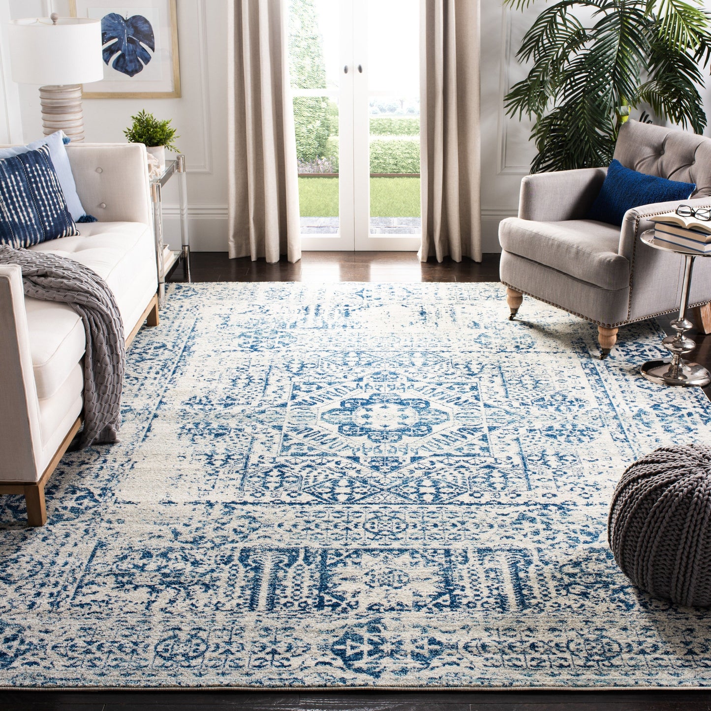 Tapis SAFAVIEH Evoke Gioia Vintage Boho à médaillon vieilli