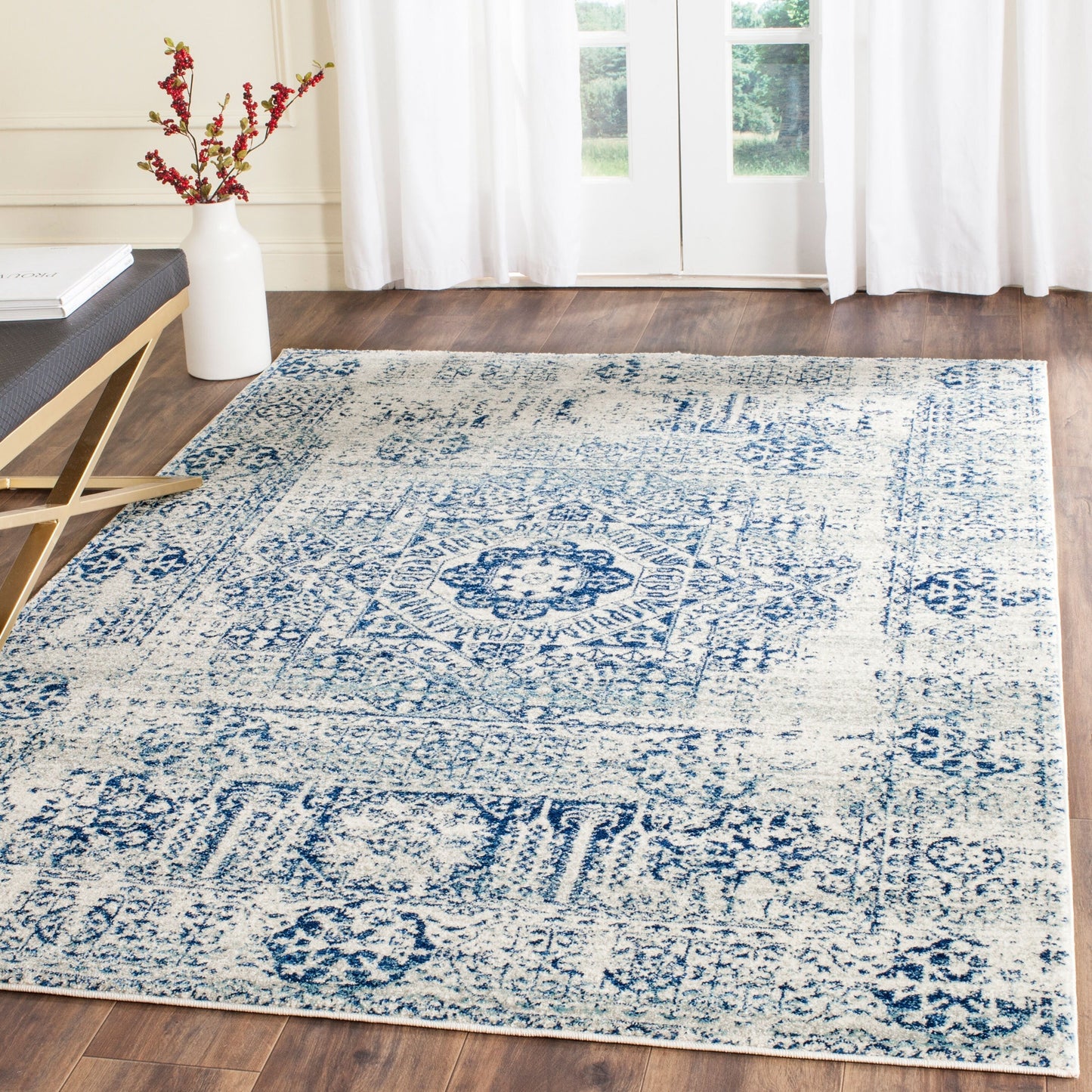 Tapis SAFAVIEH Evoke Gioia Vintage Boho à médaillon vieilli