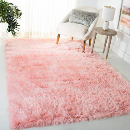 Tapis SAFAVIEH en fausse peau de mouton soyeuse, épaisseur 6 cm