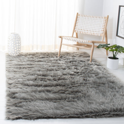 Tapis SAFAVIEH en fausse peau de mouton soyeuse, épaisseur 6 cm