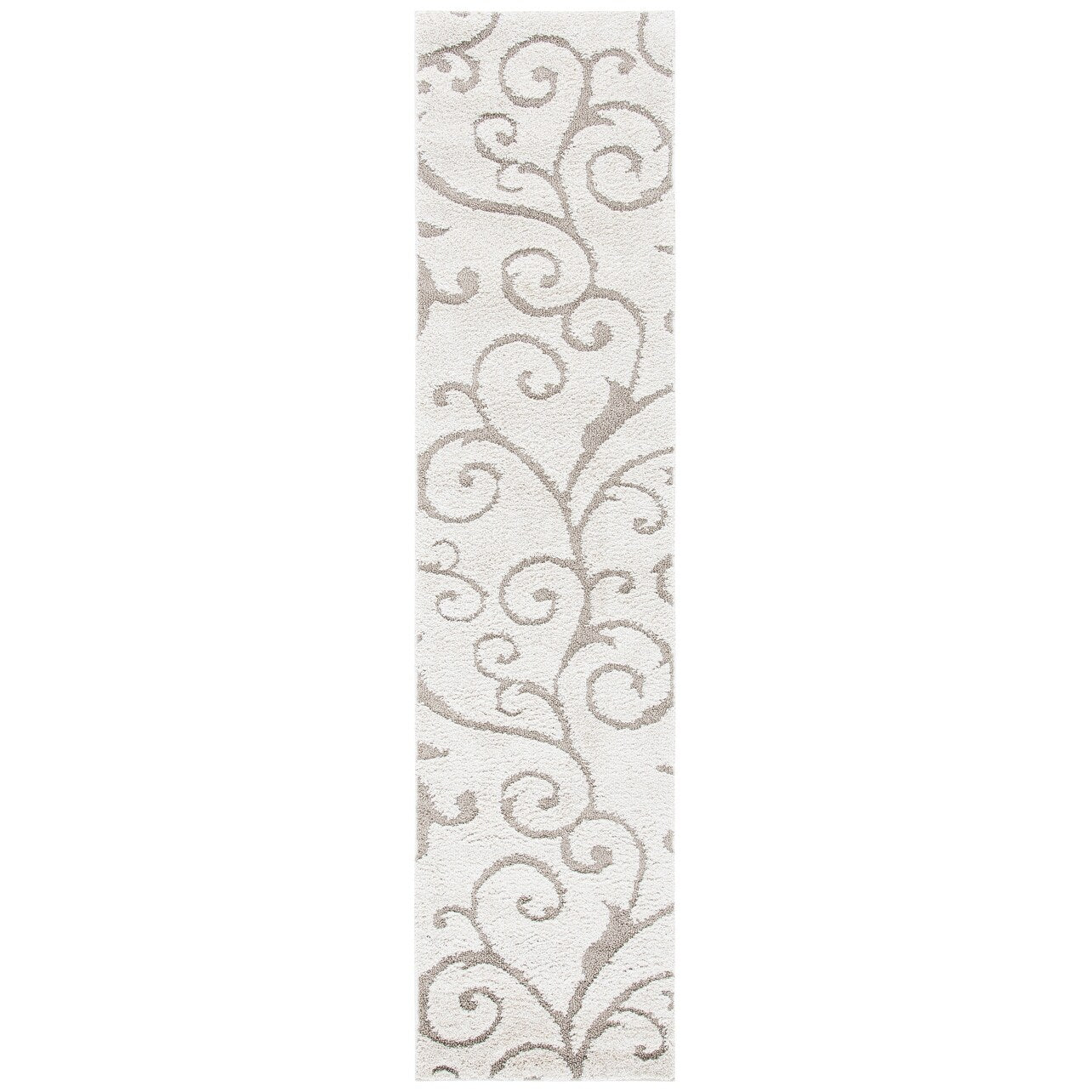 Tapis texturé SAFAVIEH Florida Ryung Shag Scroll de 3 cm d'épaisseur
