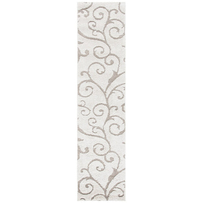 Tapis texturé SAFAVIEH Florida Ryung Shag Scroll de 3 cm d'épaisseur